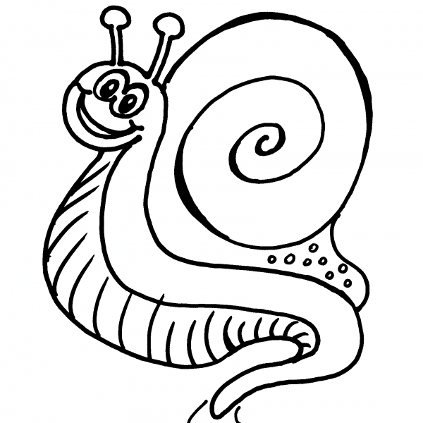 disegno lumaca da colorare per bambinidisegno lu