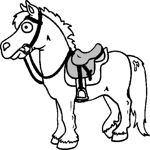 disegno cavallo da coloraredisegno cavallo con s