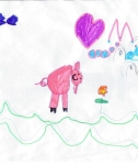 disegni delle fattorie didattiche  bambini:Micol Zaupa,besnate,5 anni.Disegni bambini della fattoria,fattorie didattiche della provincia di varese con tanti animali della fattoria,disegni colorati dai bambini di animali della fattoria,trattori e foto di a