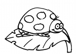 disegno coccinella da colorare:coccinella,disegno da colorare coccinella in fattoria didattica..disegno coccinella da colorare e stampare..disegno larva di coccinella da colorare..disegno coccinelle colorare bambini