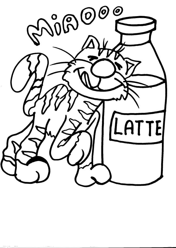 disegno gatto da coloraregattogattidisegno d
