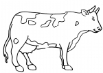 disegni animali della fattoria da colorare..mucca.. mucche vacche..disegno mucca da colorare...disegno vacca da colorare..disegno toro da colorare..torello