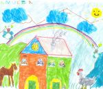 animali in fattoria disegni bambini:Manuel Pepe,anni 5,Cassano M.,la fattoria dell'arcobaleno.Disegni colorati dai bambini della fattoria,disegni per bambini da scaricare e colorare,fattorie didattiche,prodotti tipici varesini,foto animali nella fattoria